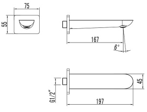 Излив Lemark LM4981CW