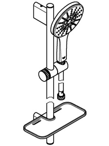 Душевой гарнитур Grohe RainShower SmartActive 130 26575000