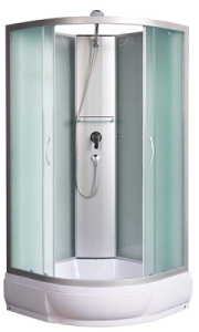 Душевая кабина River Nara 24 МТ без крыши, 100х100, матовый