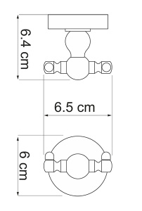 Крючок Wasserkraft Aland K-8523D двойной