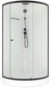 Душевая кабина Domani-Spa Simple 99 белая, 90х90, прозрачный