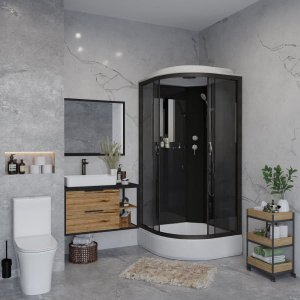 Душевая кабина Niagara NG-6501-14, 90х90, тонированный