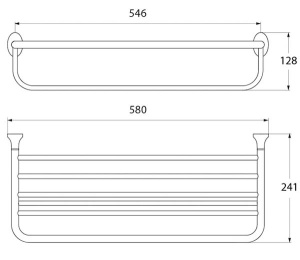 Полка Iddis Leaf LEASB00i48