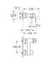 Смеситель для душа Grohe Eurocube 23145000