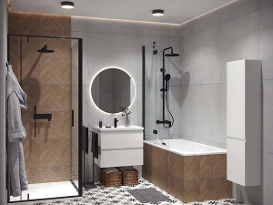 Умывальник Belux Фаворит 850 белый матовый Solid Surface
