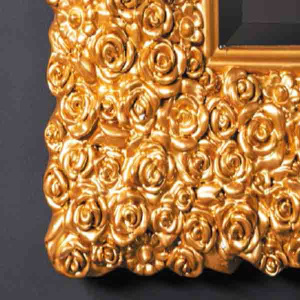 Зеркало Boheme Rose 539 / 548 золото, 100х140