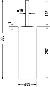 Ершик для унитаза Duravit D-Code 0099281000