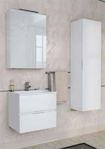 Комплект мебели Aquanet Алвита 60 / 70, 60, белый глянец