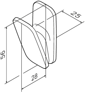 Крючок AM.PM Inspire V2.0 A50A35522