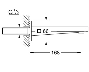 Излив Grohe Plus 13404003 / 13404DC3, хром