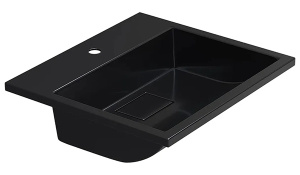 Умывальник Versalia Absolute 50 / 60 / 70 / 80 / 100 black, 100х45