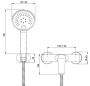 Смеситель для душа Remer Vanity V38