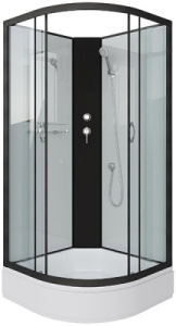 Душевая кабина Niagara Classic NG-6703-14BK / NG-6701-14BK / NG-6702-14BK, 100х100, прозрачный