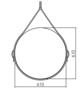 Зеркало Vincea LED VLM-2N600+