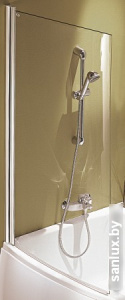 Стеклянная шторка для ванны Jacob Delafon Micromega Duo E4910-GA