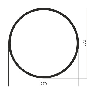 Зеркало Abber Mond AG6201B