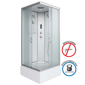 Душевая кабина Niagara Classic NG-1108-14P, 90х90, матовый