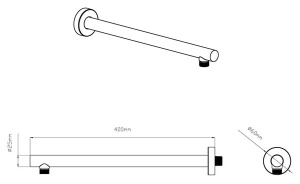 Верхний душ Vincea VSHD-42CCH