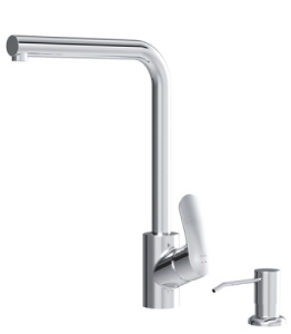Смеситель для кухонной мойки AM.PM Like F8005D00 / F8005D11 с диспенсером, хром