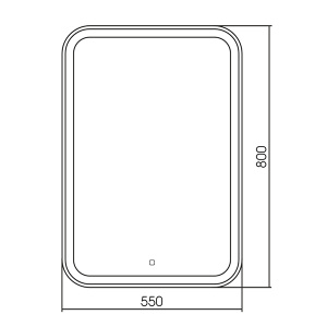 Зеркало Abber See AG6106S