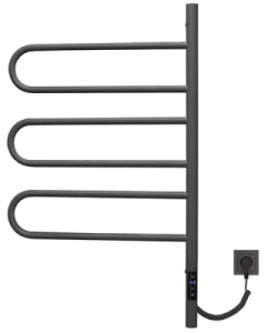 Полотенцесушитель Vincea VTD-1R2CBE / VTD-1R2CGE электрический, 42х79, графит