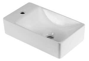 Умывальник Milleau Perl MU0027AL-GW / MU0027AR-GW, 38x18 R