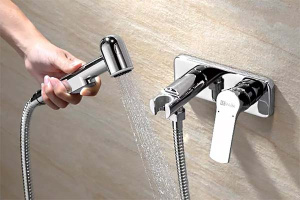 Смеситель встраиваемый Lemark Plus Grace LM1519C с гигиеническим душем