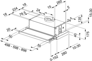 Кухонная вытяжка Franke Flexa FTC 532L WH 315.0547.795 фото 1