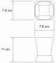 Стакан Wasserkraft Amper K-5428