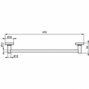 Держатель для полотенец Ideal Standard IOM A9117AA