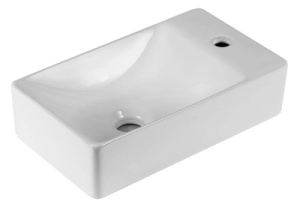 Умывальник Milleau Perl MU0027AL-GW / MU0027AR-GW, 38x18 R