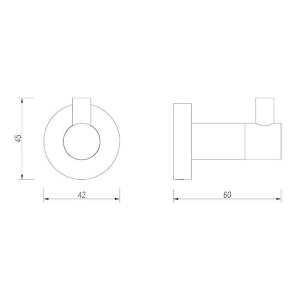 Крючок Omnires Modern Project MP60110GR