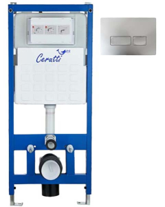 Инсталляция для унитаза Cerutti CR555 с кнопкой CR02SV