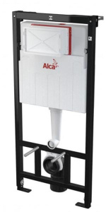 Комплект инсталляции AlcaPlast AM101/1120 с ароматизатором, унитазом Lavinia Boho One Rimless 3302004R