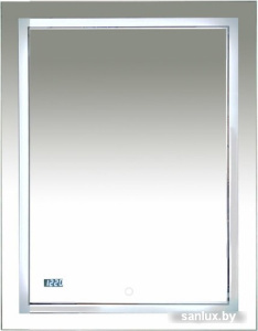 Misty Зеркало 2 Неон 60 (с часами, сенсор на зеркале)