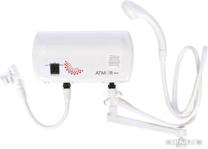 Проточный электрический водонагреватель кран+душ Atmor Basic 5 кВт совмещенный