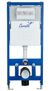 Инсталляция для унитаза Cerutti CR555 с кнопкой CR02CG