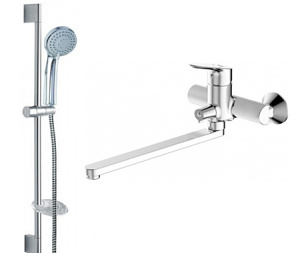 Комплект для ванной комнаты Bravat Drop 2 в 1 F00409C